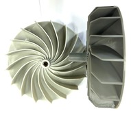 Volvo  240 Heater fan Blower motor A/C impeller blade wheel set   3522197, 3522198