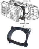 Volvo 760, 940, 960, Headlight capsule mounting bracket Left side/Drivers side HBR 710