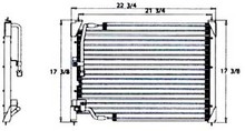 Volvo 740, 740, 760, 940, Condenser new 1388737-7 