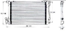 Volvo , 850, S70, V70, C70, S70, Condenser new 9171271