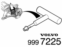 Volvo S70, S40, V70, S80, S60, 960, XC90 Parking shoe spring mounting  tool Made in USA  9997225 