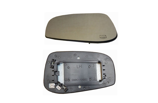 FITS TO Volvo V70 2000,2001,2002,2003 Heated Passenger Side Silver Wing/Door Mirror Glass Including Base Plate LH 