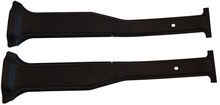 VOLVO 240 interior door post B pillar seat belt panel black color new set of 2  1360947 1360948