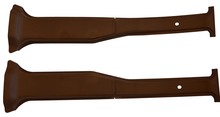 VOLVO 240 BROWN B PILLAR 1360953 1360954 interior door post seat belt panel SET OF 2 NEW (LEFT AND RIGHT)