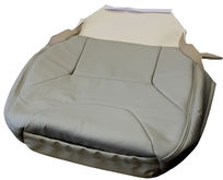 S60 V70 ('01-'04) Front (Lower) Seat Cover. Leather Upholstery. Light Beige Oak Arena A981  9478992