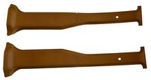 VOLVO 240 interior door post b pillar seat belt panel beige color new set of 2 1360951 1360952