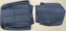 Volvo 240 Vinyl Seat Cover. Blue. 3 Single-Stitched Lines. Color code 5123  3L1STBUTEMP