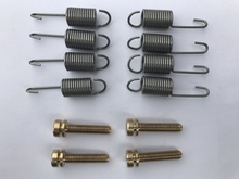 444 544  210 122 Volvo Amazon stainless steel Headlight mounting  retaining springs and brass ajustor screws kit 