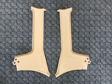  1364028/1364029 VOLVO 240 wagon interior door post  C pillar cover panel Beige - set of 2 