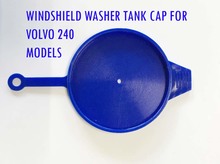  Volvo 240,140, 160,  Windshield washer tank filler cap cover lid blue  WTC783