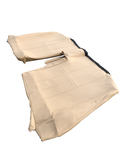 Volvo 240  SEDAN vinyl seat cover set upholstery 4 Line Beige Color Code 51487,1450  	1388849, 1388554S