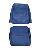 Volvo 240  244  DL GL sedan  Complete interior Seat Cover Set 4 Line Blue Color  Vinyl  with perforated center sections Code 5147,1430   1388848SP