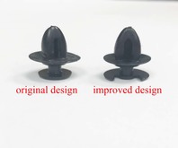 interior trim door panel mounting clip black improved design with larger  retainer head 680097  Volvo 240 245