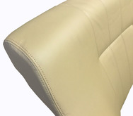 Volvo 240  SEDAN vinyl seat cover set upholstery 4 Line Beige Color Code 51487,1450  	1388849, 1388554S