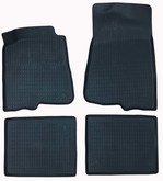 Floor mat set for Volvo 240 all years color black  240SETFMBK
