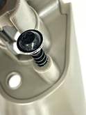 Interior Door Pull Handle 39986959 Mocha Sand Beige color for Volvo V70 XC70 S60 Passengers Side RIGHT Front with Cover and installation screws