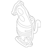 40575, 8602980  VOLVO-S40, VOLVO-V40 Catalytic Converter