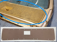 Volvo 240 245 Volvo Station Wagon Hatch Interior Trim Plate - Rear Door Inner Plate 245HBP