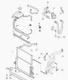 heater hose upper and lower kit  without junction couplers for Volvo S40 C70,V50,C30 2004-2013 Improved upgrade 31439965 30636987 30636952 30636954