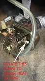 Heater control valve with thermocouple sensor 1215136, 1348252, 3540503, 3540747 fits Volvo 140, 240, 242, 245, 260 