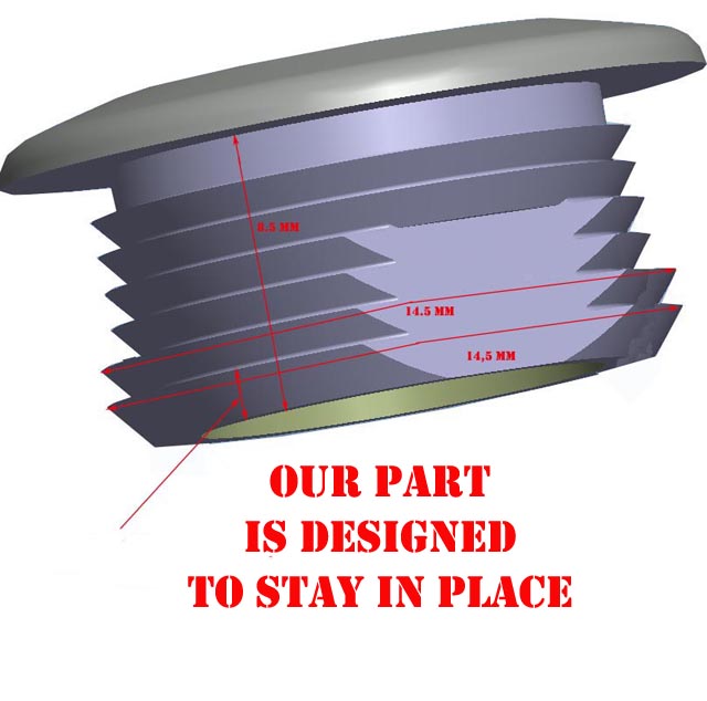 Volvo interior door knob trim ring S60 S80 XC70 XC90 V70 OAK arena